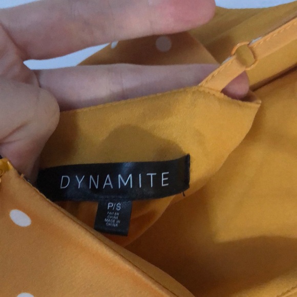 Yellow polka dot dress - Picture 4 of 8